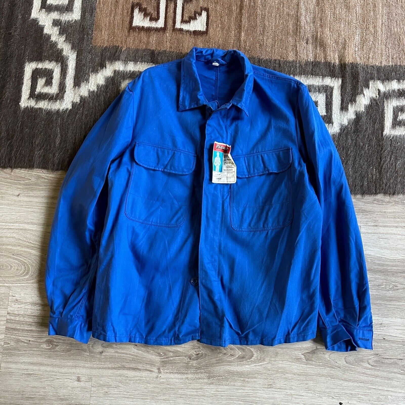 Le Laboureur Vintage Pionier French Workwear Sanfor Chore Jacket 8390ACK Size US M / EU 48-50 / 2 - 3 Thumbnail