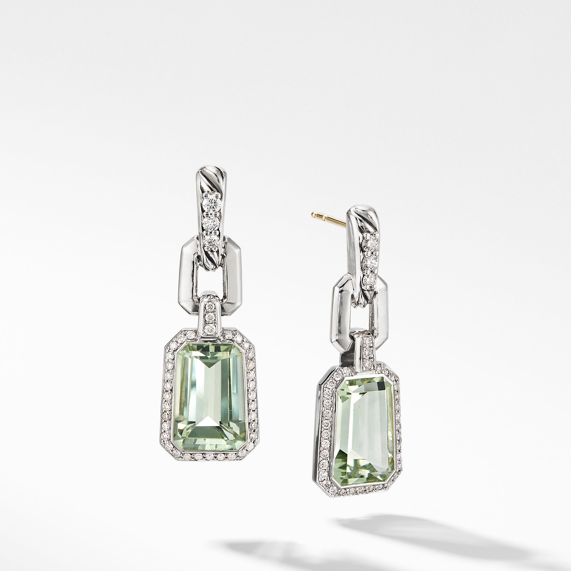David Yurman o1w1db10525 E14806D Earrings in Silver and Pave Diamond Size ONE SIZE - 1 Preview