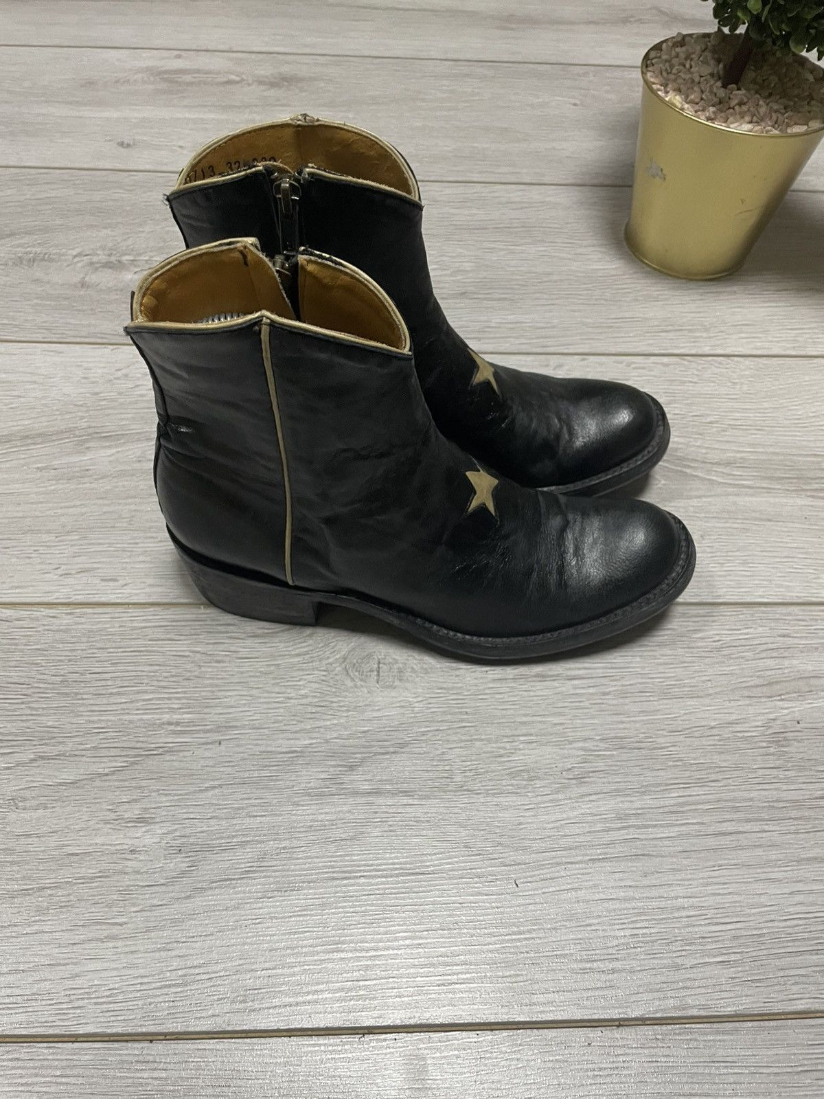 Old Gringo Old Gringo mexico star leather boots cowboy biker Size US 6 / IT 36 - 4 Thumbnail