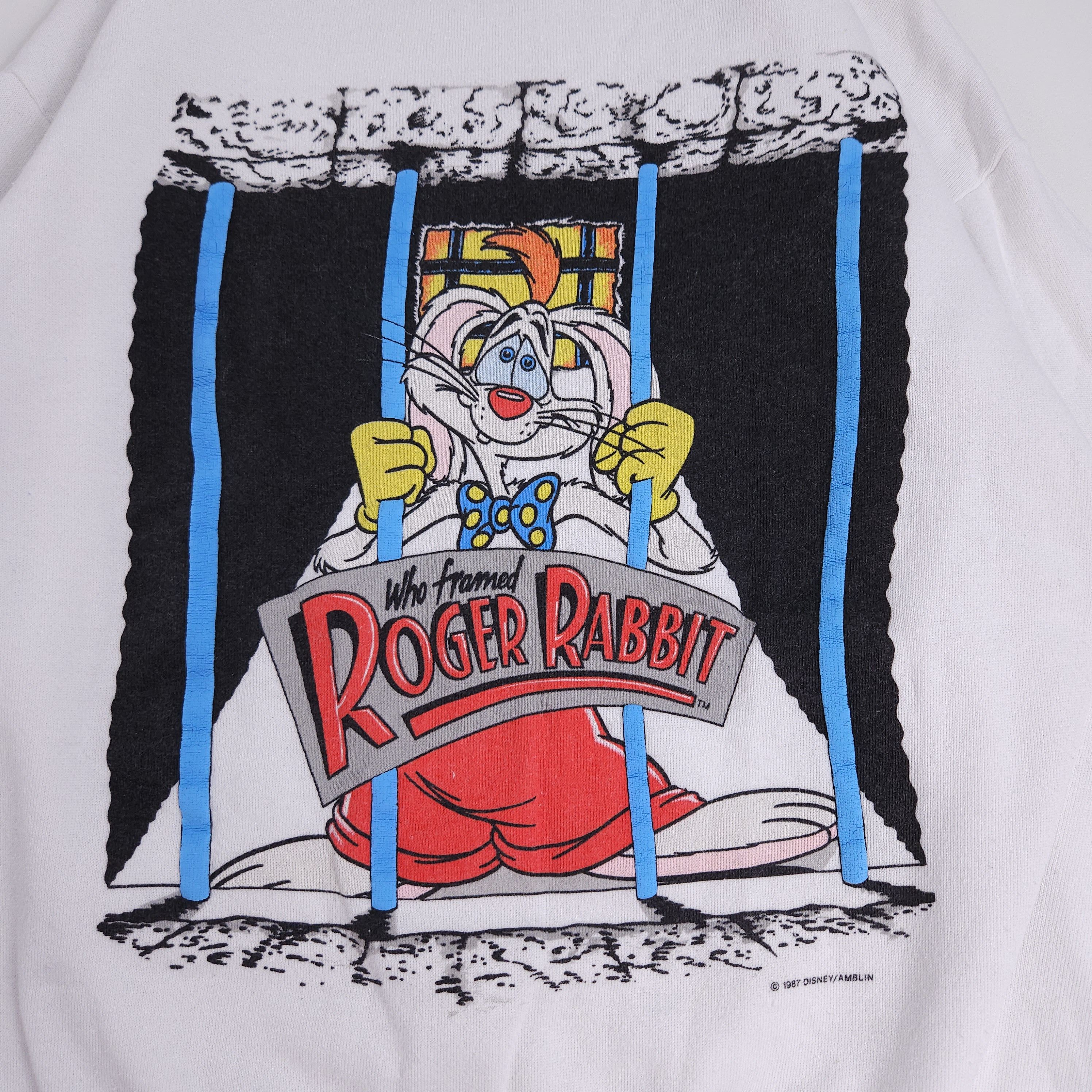 Disney Roger Rabbit Movie Promo Sweatshirt Crewneck Disney XL/Large Size US XL / EU 56 / 4 - 2 Thumbnail