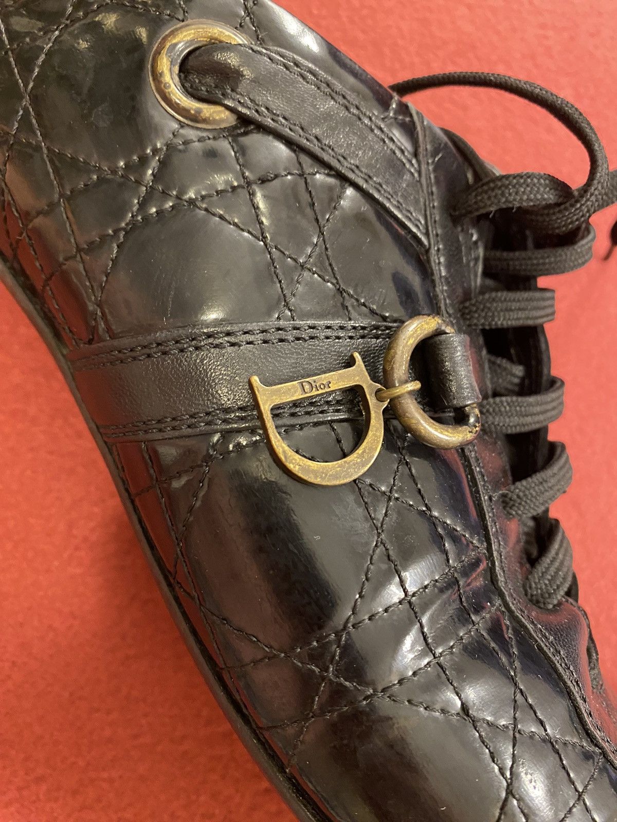 Dior Dior Black patent leather with classic stitching Size US 7 / EU 40 - 9 Thumbnail