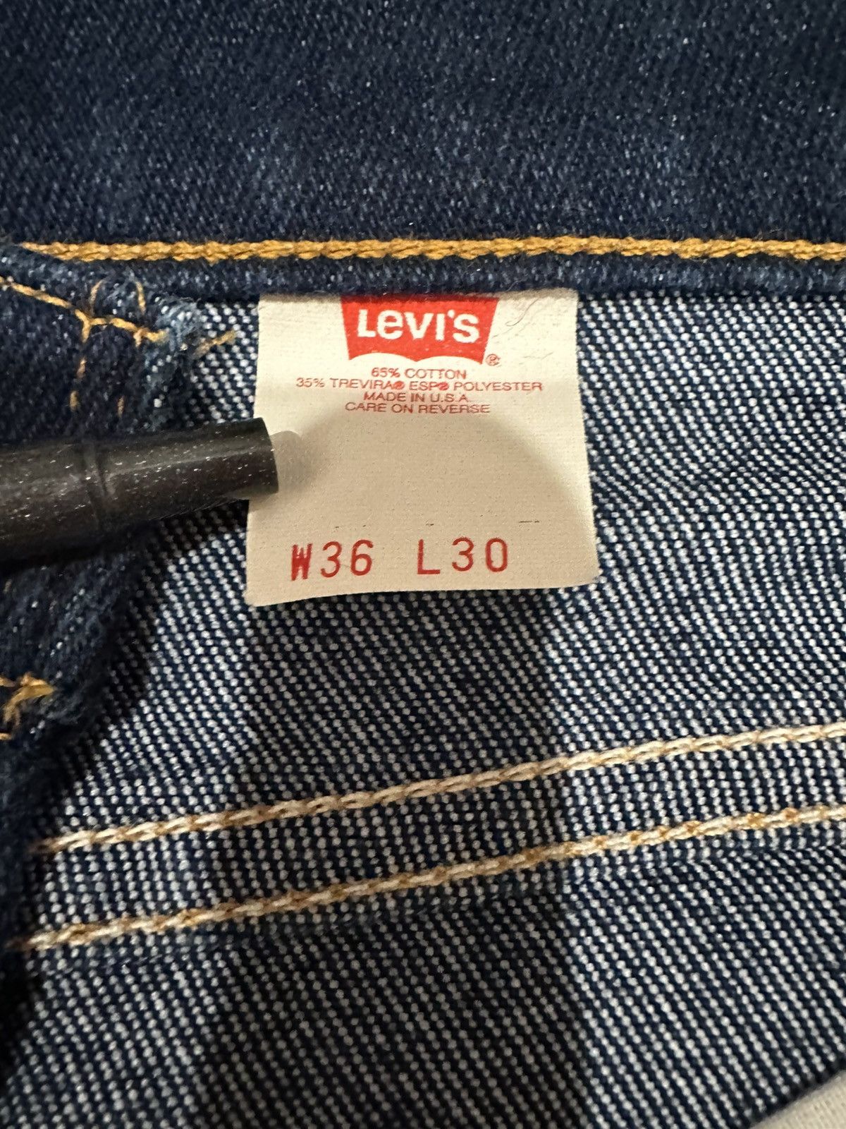 Levi's Vintage 90s Levis Orange Tab 517 Poly Cotton Bootcut 34x29 Size US 34 / EU 50 - 6 Thumbnail