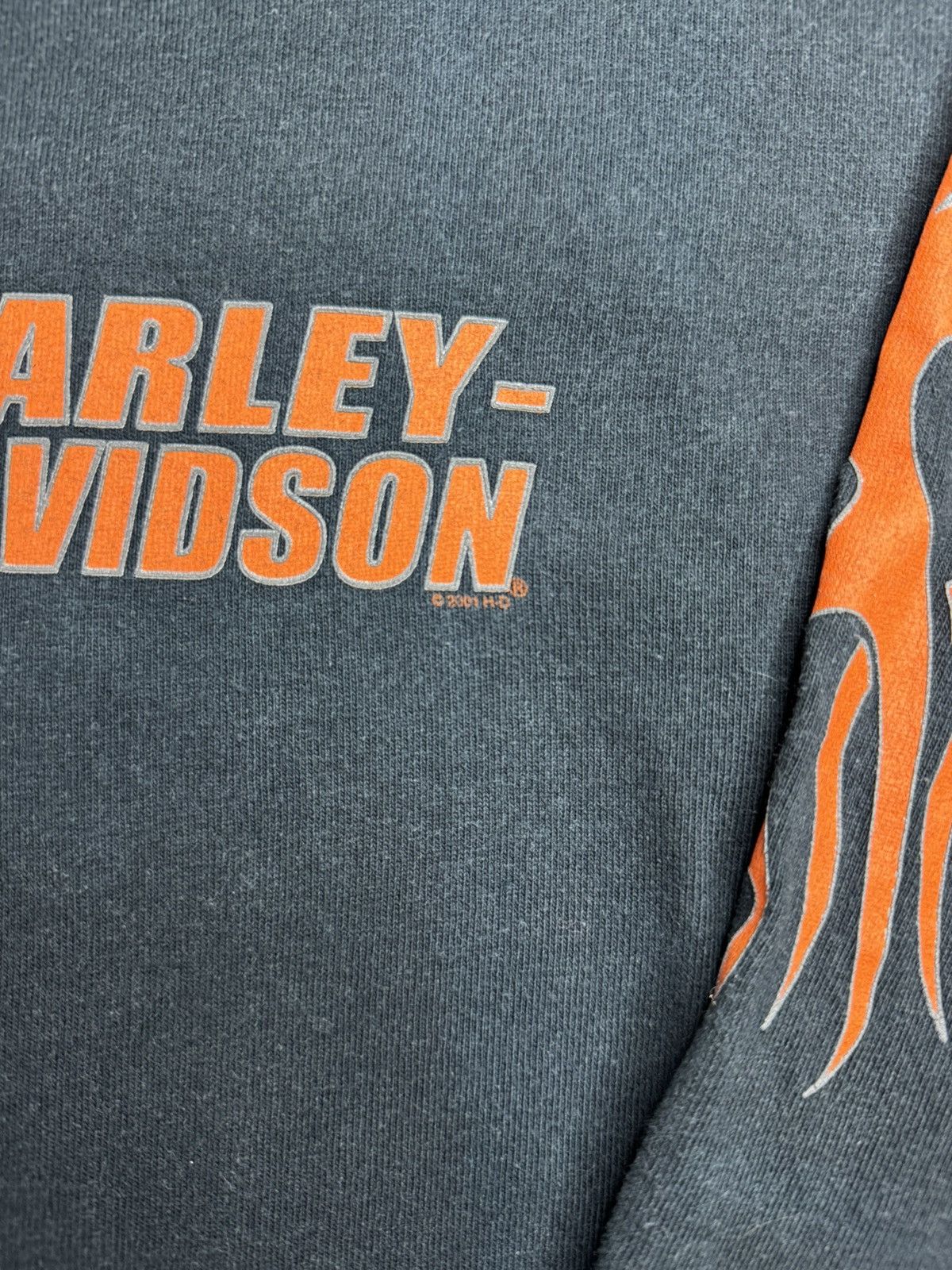 Harley Davidson Vintage Harley Davidson HD 2001 OBX Marlin Graphic Tee Size US XL / EU 56 / 4 - 3 Thumbnail