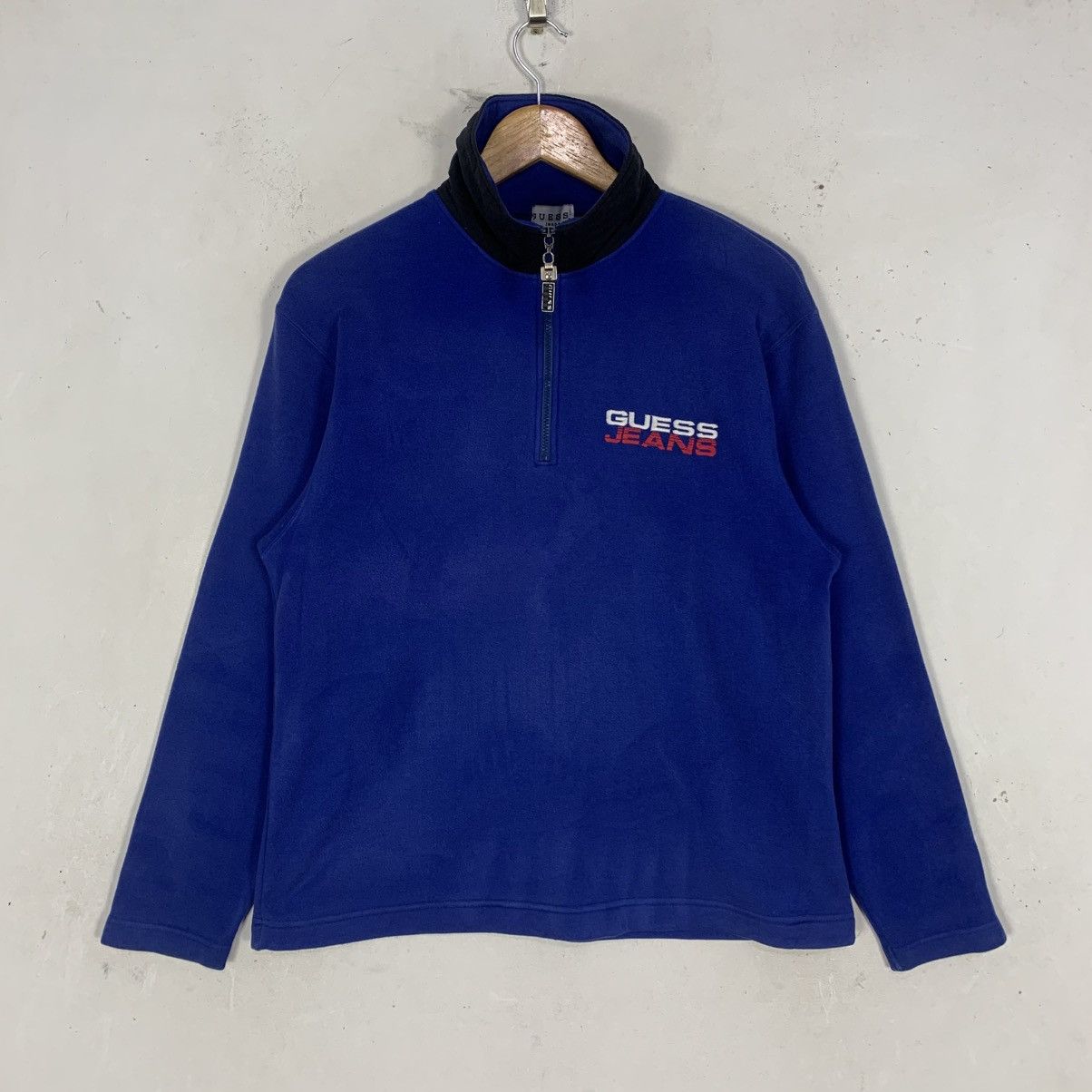 Guess Vintage Guess Jeans Outdoor JapaneseBrand Fleece Sweatshirt Size US M / EU 48-50 / 2 - 2 Thumbnail