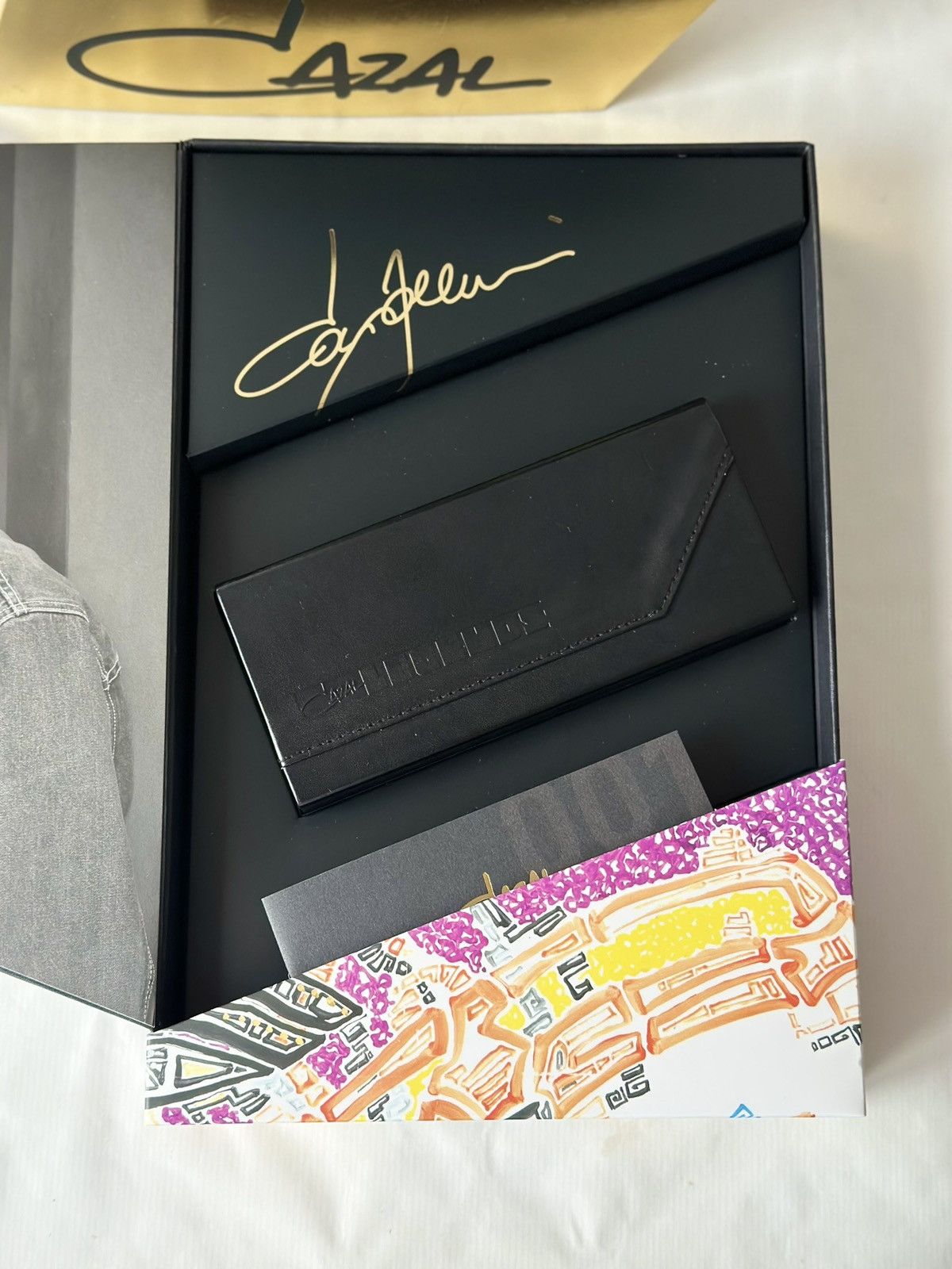 Cazal Cazal 001 Limited Edition 24k Gold Plated Full Set NOS Size ONE SIZE - 8 Thumbnail