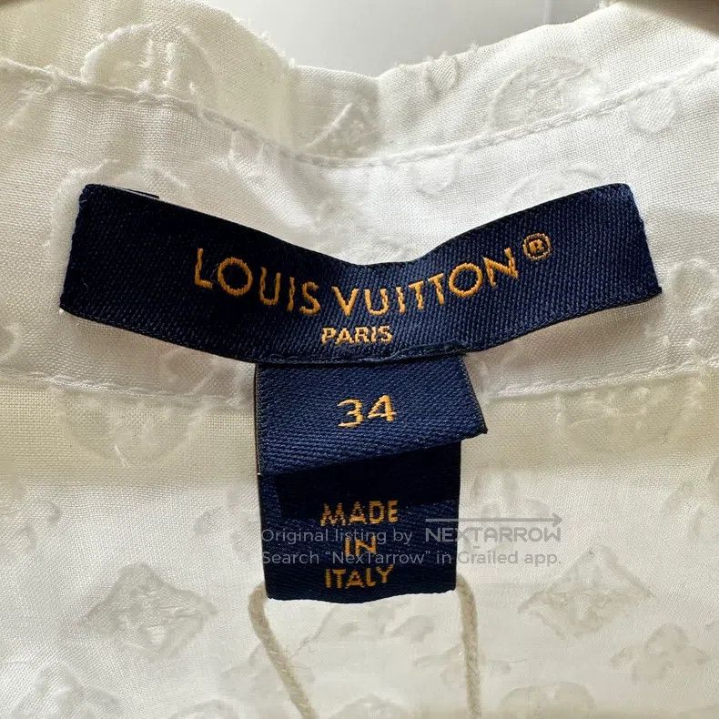 Louis Vuitton Louis Vuitton Full logo Cape Shirt Size XXS / US 00 / IT 34 - 3 Thumbnail