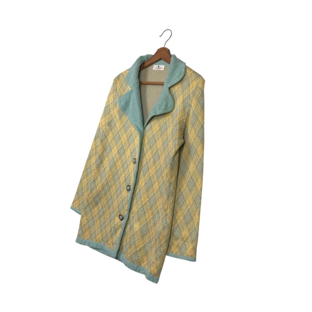 Japanese Brand 📌Vintage Tweed Jacket Design Courreges Paris Issey Miyake Size M / US 6-8 / IT 42-44 - 3 Thumbnail