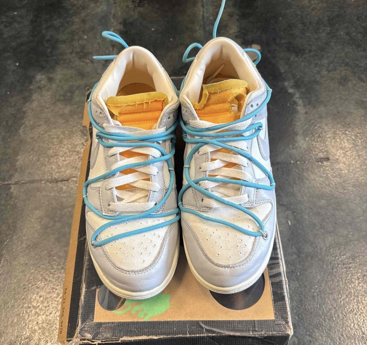 Nike Dunk Low Off-White Lot 02/50 Size US 7.5 / EU 40-41 - 3 Thumbnail