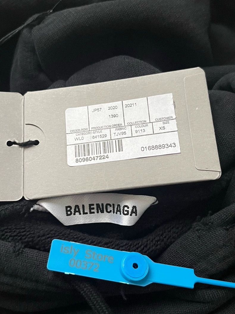 Balenciaga Balenciaga Classic Alien Fleece Hooded Sweatshirt Size US XS / EU 42 / 0 - 4 Thumbnail