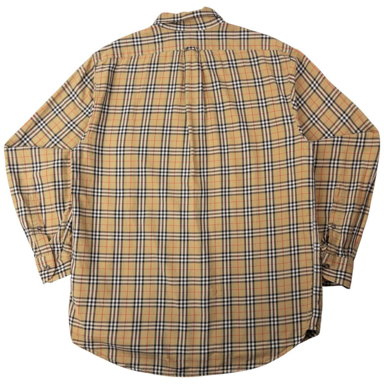Burberry Vintage Burberry Nova Check Long Sleeve Shirt Size M Size US M / EU 48-50 / 2 - 2 Thumbnail