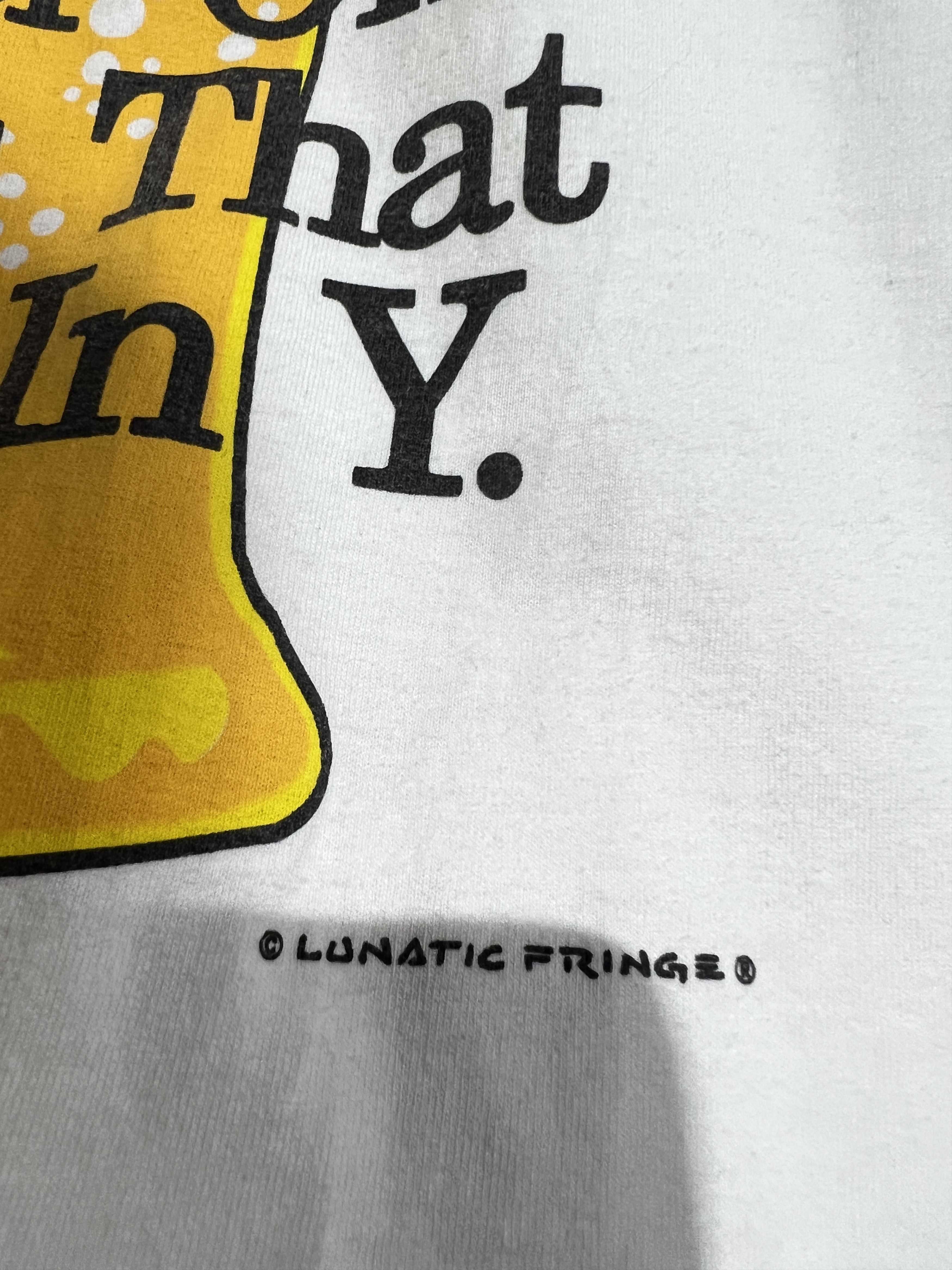 Vintage fun t shirt I Only Drink Beer On Days That End in Y