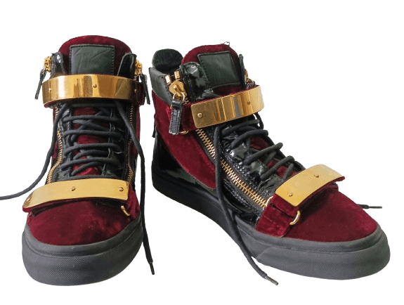 Other Giuseppe Zanotti Navy Blue/Black Coby High Tops[Authentic] Size US 7 / EU 40 - 11 Thumbnail