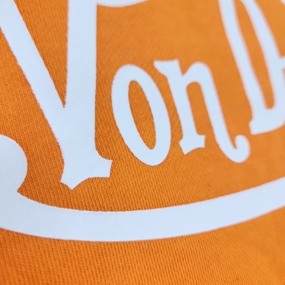 Von Dutch Von Dutch Shirt Men XL Orange Front & Back Print Crew Neck Long Sleeve T-Shirt Size US XL / EU 56 / 4 - 4 Thumbnail