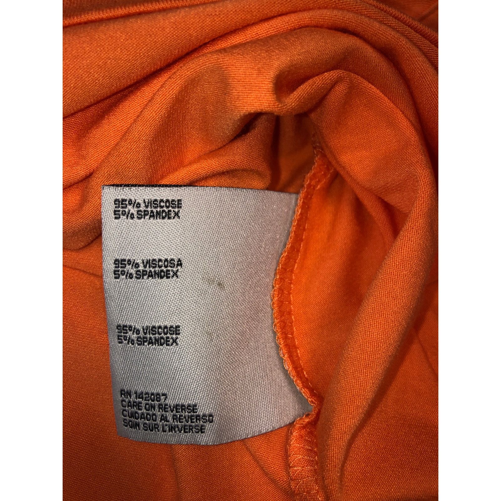 Other Women's Simply Noelle Orange Sleeveless Top L/XL Size XL / US 12-14 / IT 48-50 - 6 Thumbnail