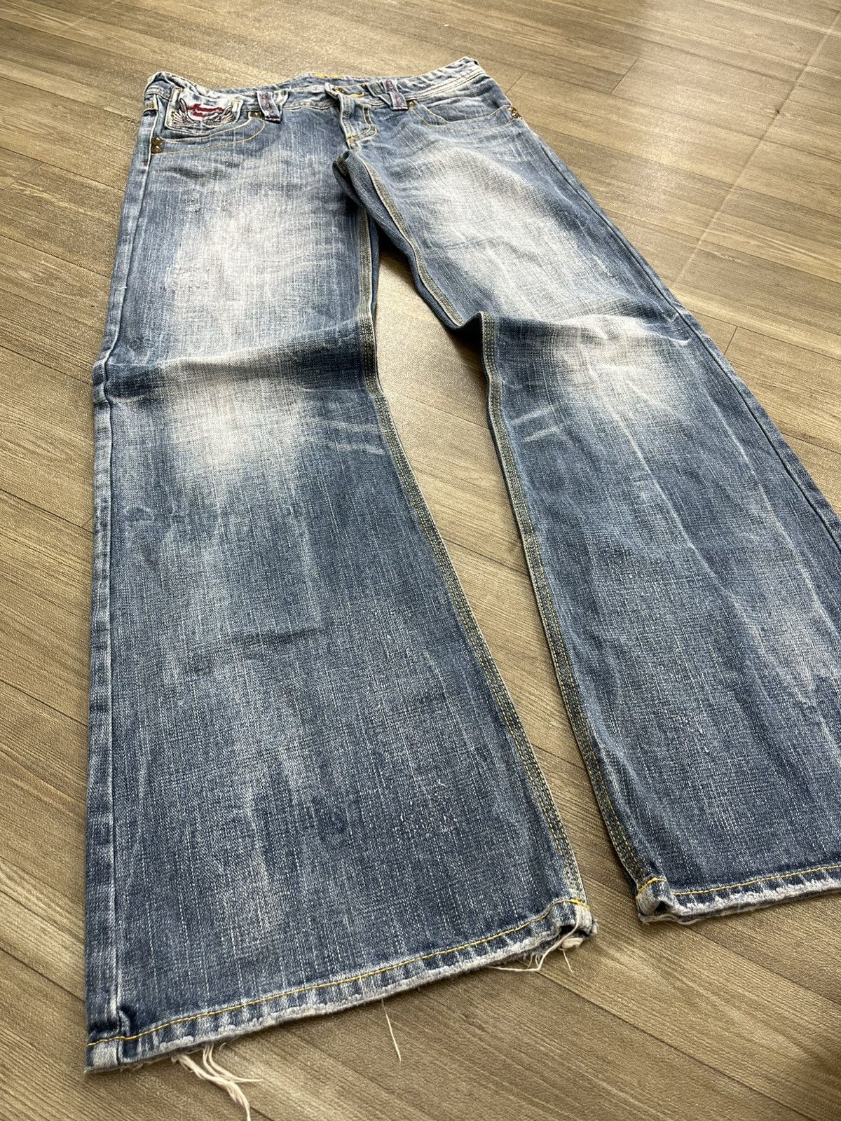 If Six Was Nine Flare Jeans High Street Japan Boot Cut Heaven Winger Jeans Size US 28 / EU 44 - 2 Thumbnail
