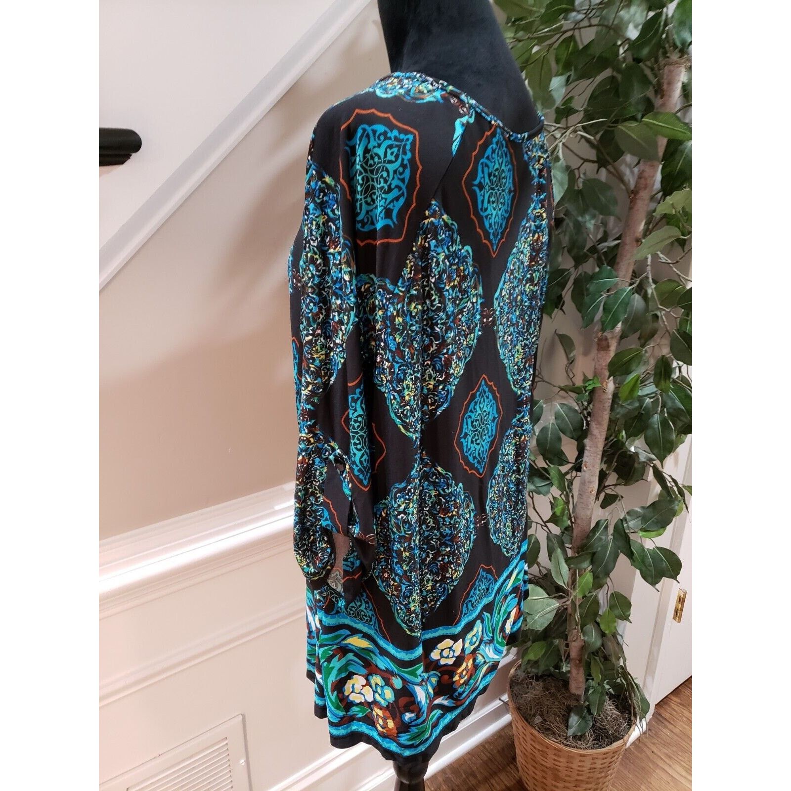 Other Kim Rogers Polyester Round Neck Long Sleeve Top Blouse Large Size L / US 10 / IT 46 - 7 Thumbnail