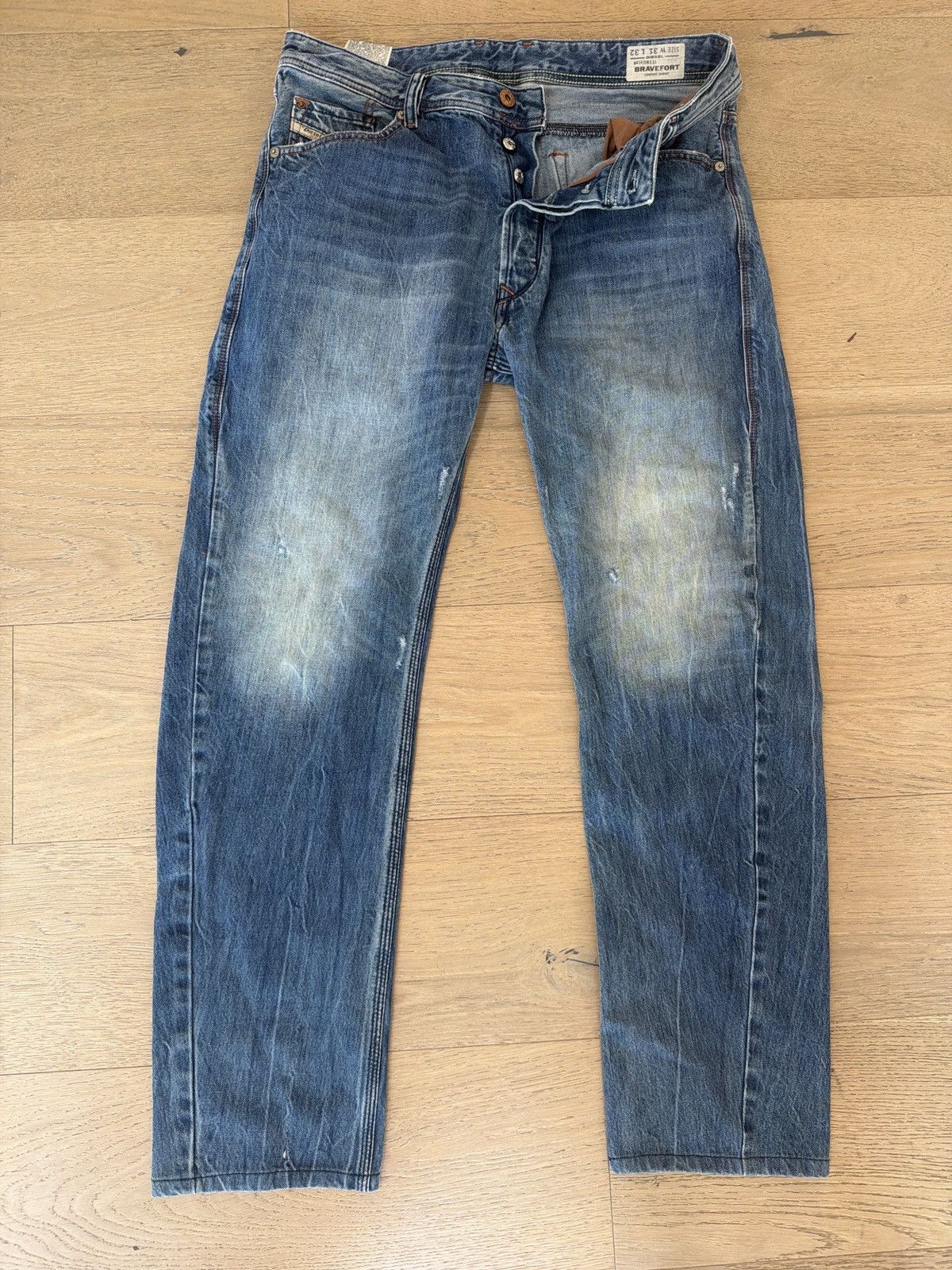 Diesel Vintage Y2K Diesel Bravefort Size US 31 - 1 Thumbnail