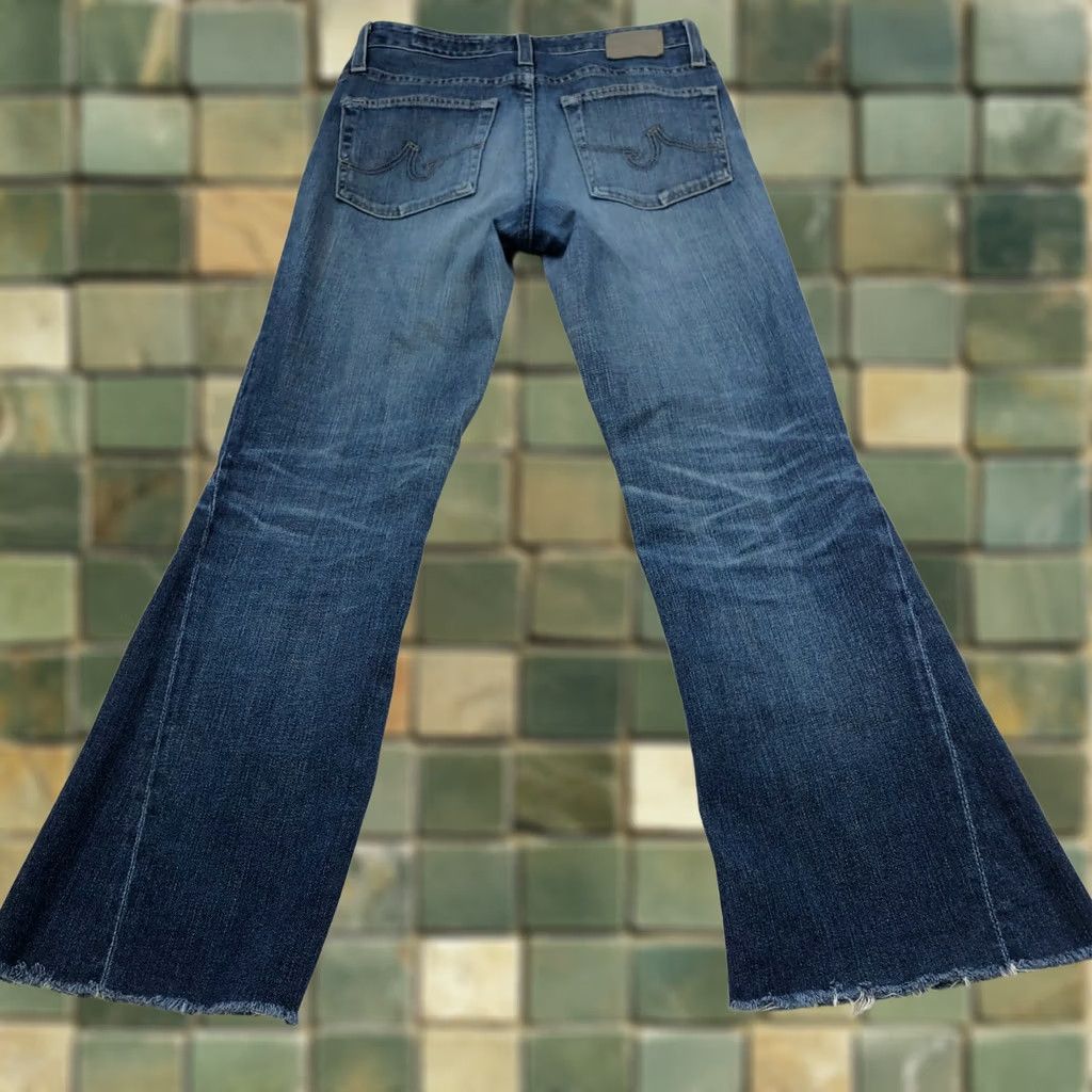 Vintage AG Adriano Goldschmied The Quinne High Rise Cropped Kick Flare Jeans 26 (Fits 27W 26L) Women Regular Blue 5-Pocket Denim Slim Stretch Vintage No Size ONE SIZE - 1 Thumbnail