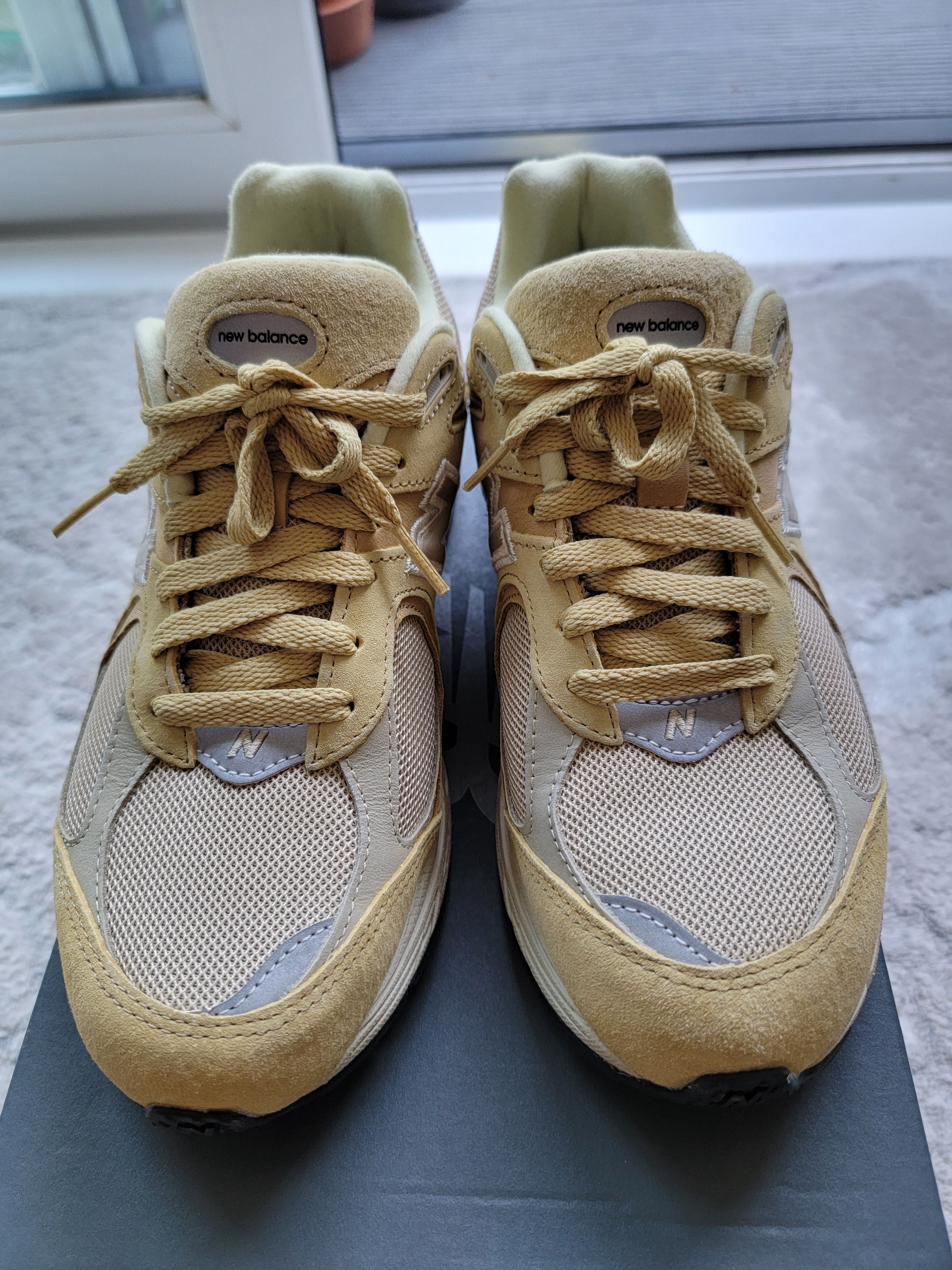 Auralee × New Balance Auralee X New Balance 2002r Yellow Beige Size US 8 / EU 41 - 7 Thumbnail