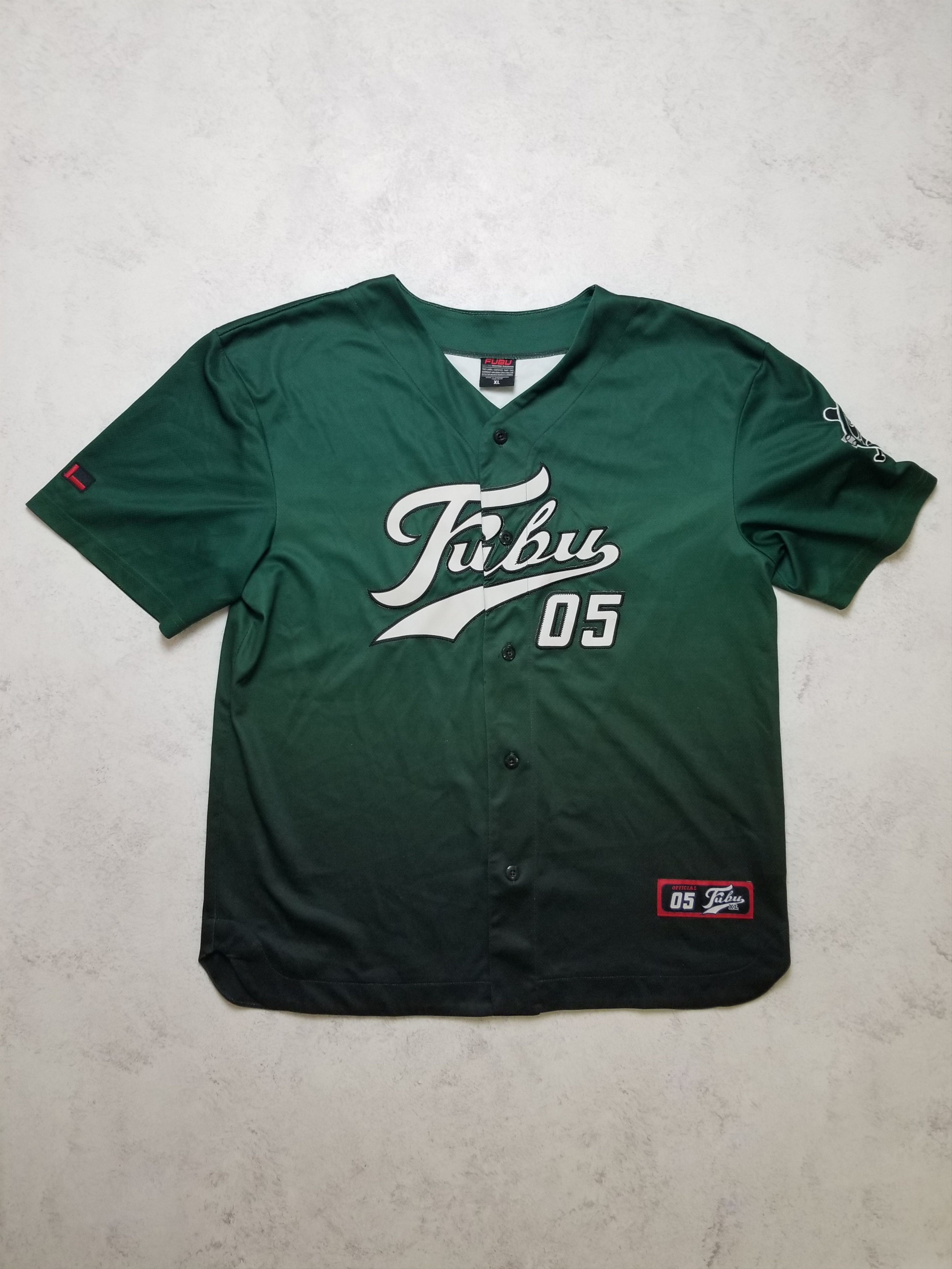 Fubu Vintage 90s FUBU Baseball Jersey Shirt Y2k 2000s Hip Hop Rap Size US XL / EU 56 / 4 - 1 Thumbnail