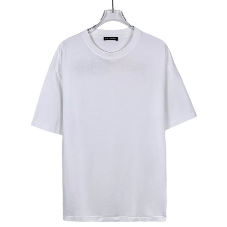 Balenciaga [Balenciaga] Lettering Print Round-Neck White Cotton Short-S Size US XS / EU 42 / 0 - 1 Thumbnail