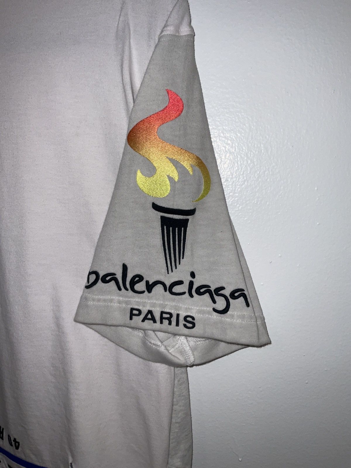 Balenciaga Balenciaga Dual T-Shirt- Grey/White, L Size US L / EU 52-54 / 3 - 4 Thumbnail