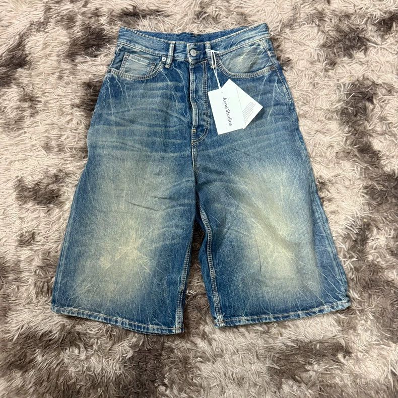 Acne Studios acne studios 24 New Washed Cat's Moustache Mud Dye Denim S Size US 44 / EU 60 - 1 Thumbnail
