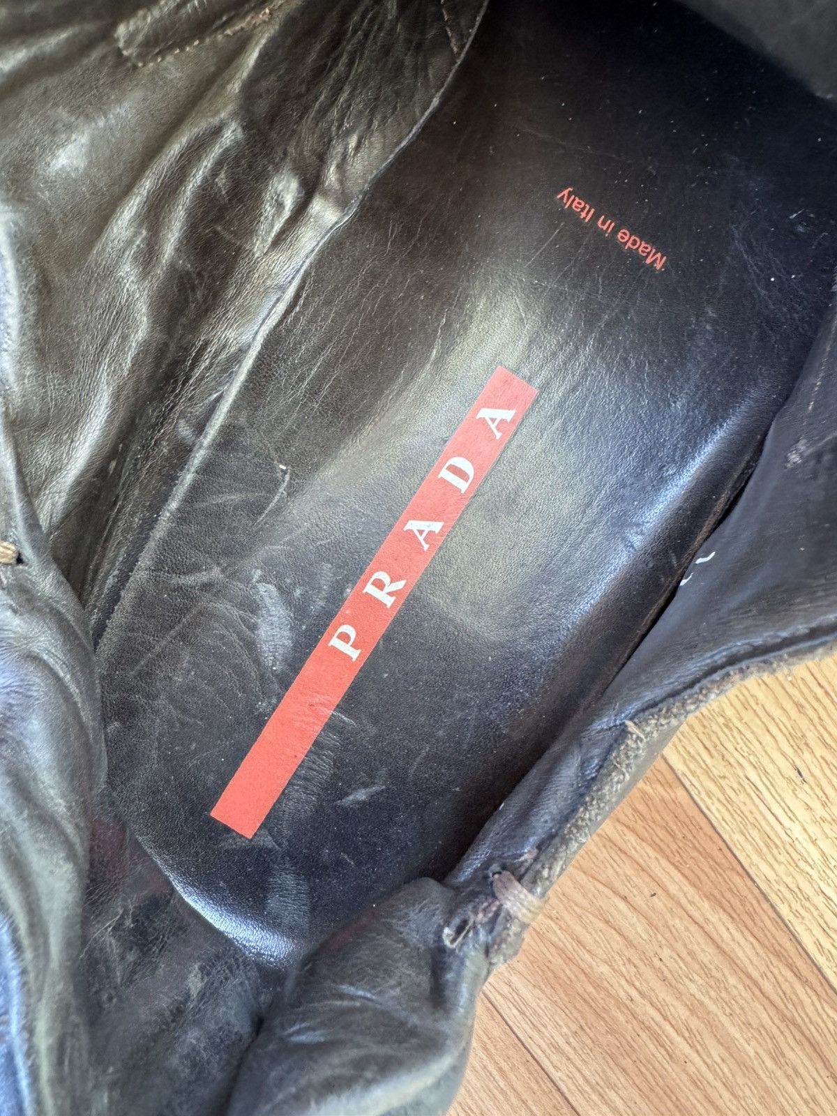 Prada 🔥AW99 Velcro Brixxen low Sneakers Size US 7 / EU 40 - 12 Thumbnail