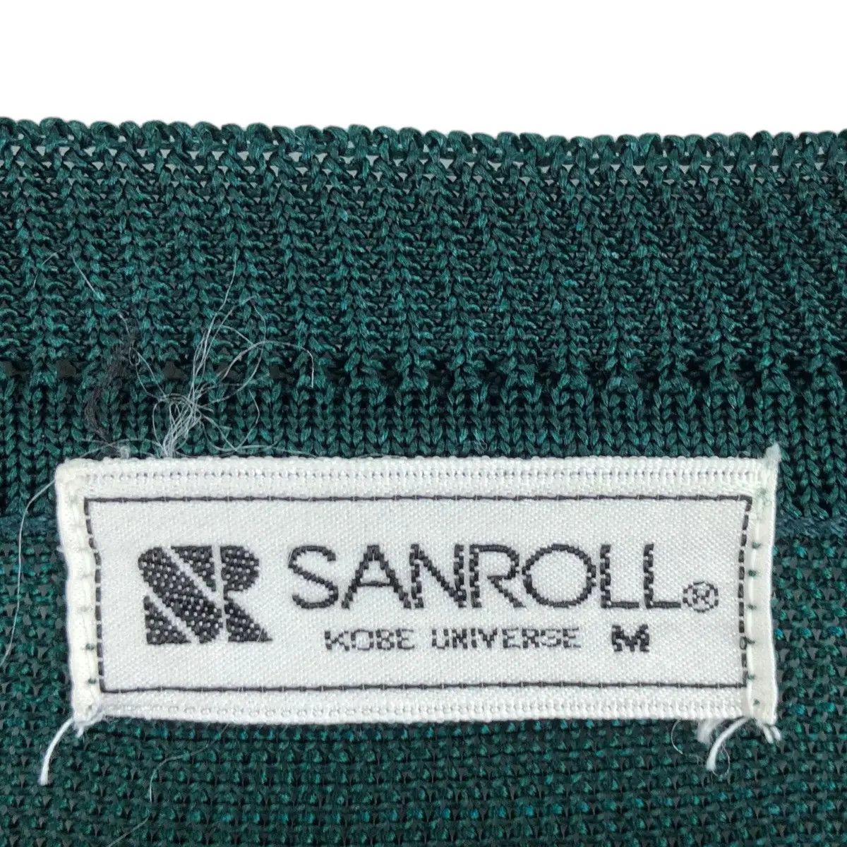 Vintage Vtg 80’ SANROLL KOBE UNIVERSE Roses Floral Knitwear Sweater Size M / US 6-8 / IT 42-44 - 8 Thumbnail