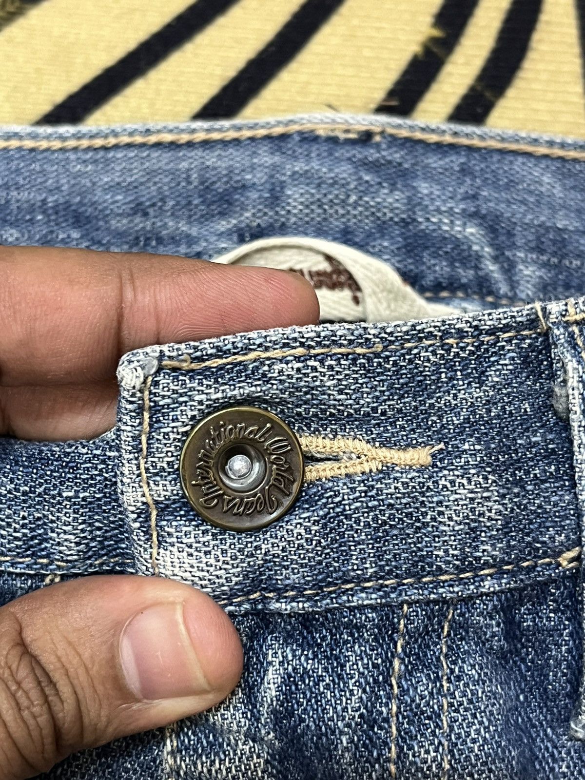Japanese Brand × Vintage Vintage Japanese Brand Ripped Chain Stitch Denim Size US 32 / EU 48 - 11 Thumbnail