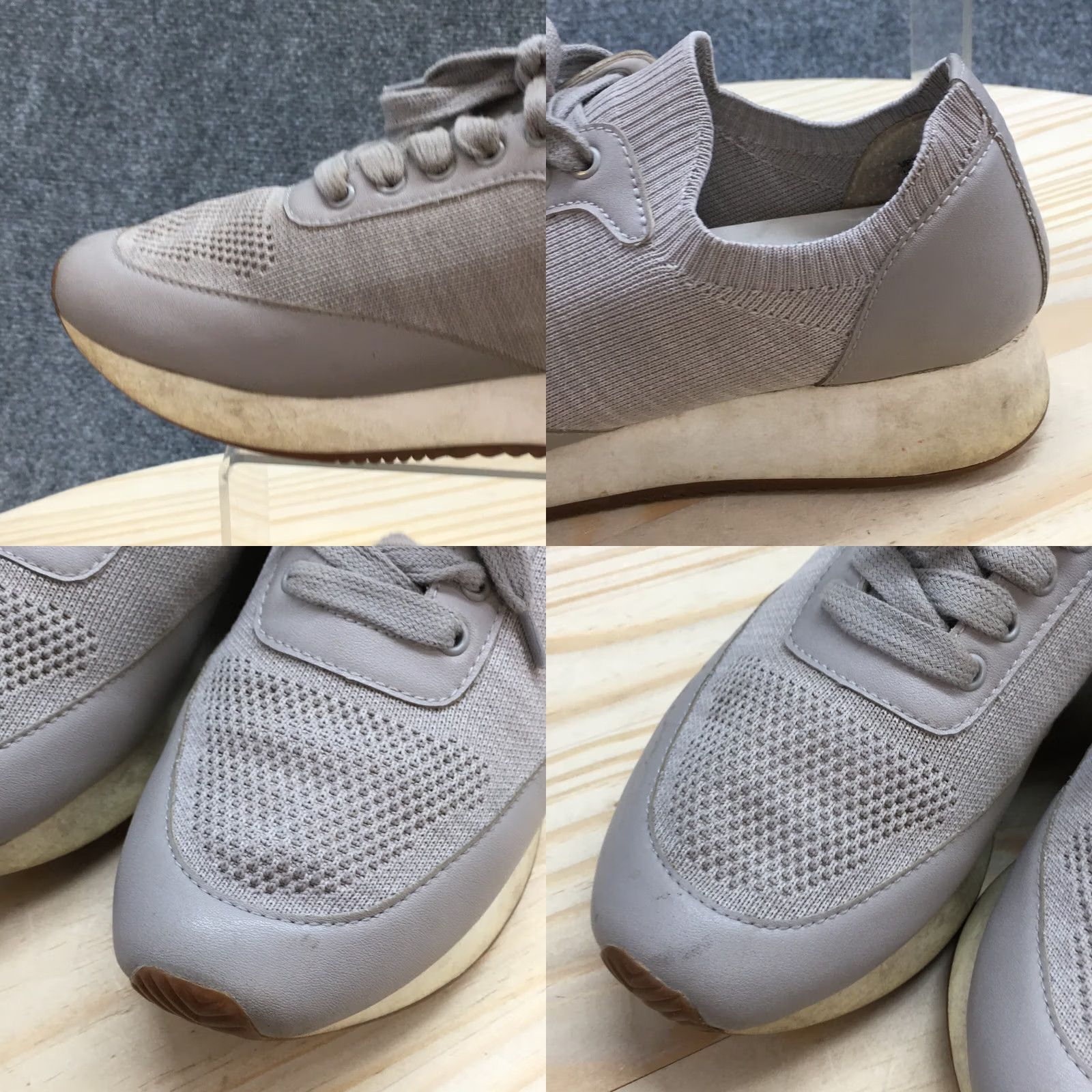 Banana Republic Banana Republic Shoes Womens 6 M Sporty Low Top Knitted Sneakers Gray Fabric Sneakers Gray Women Size M / US 6-8 / IT 42-44 - 9 Thumbnail