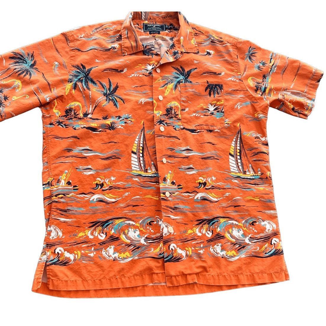 Vintage Polo by Ralph Lauren vintage Art Schaefer short shir
