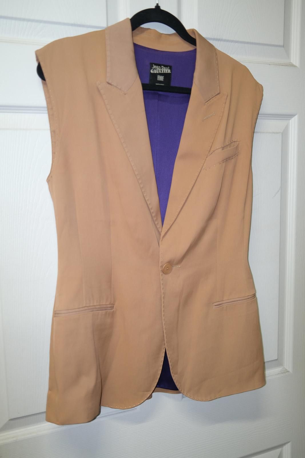 Jean Paul Gaultier 90's Jean Paul Gaultier Femme Blazer Vest Size M / US 6-8 / IT 42-44 - 3 Thumbnail