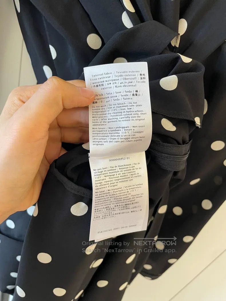 Other Valentino Main line polka dot silk dress Size M / US 6-8 / IT 42-44 - 6 Thumbnail
