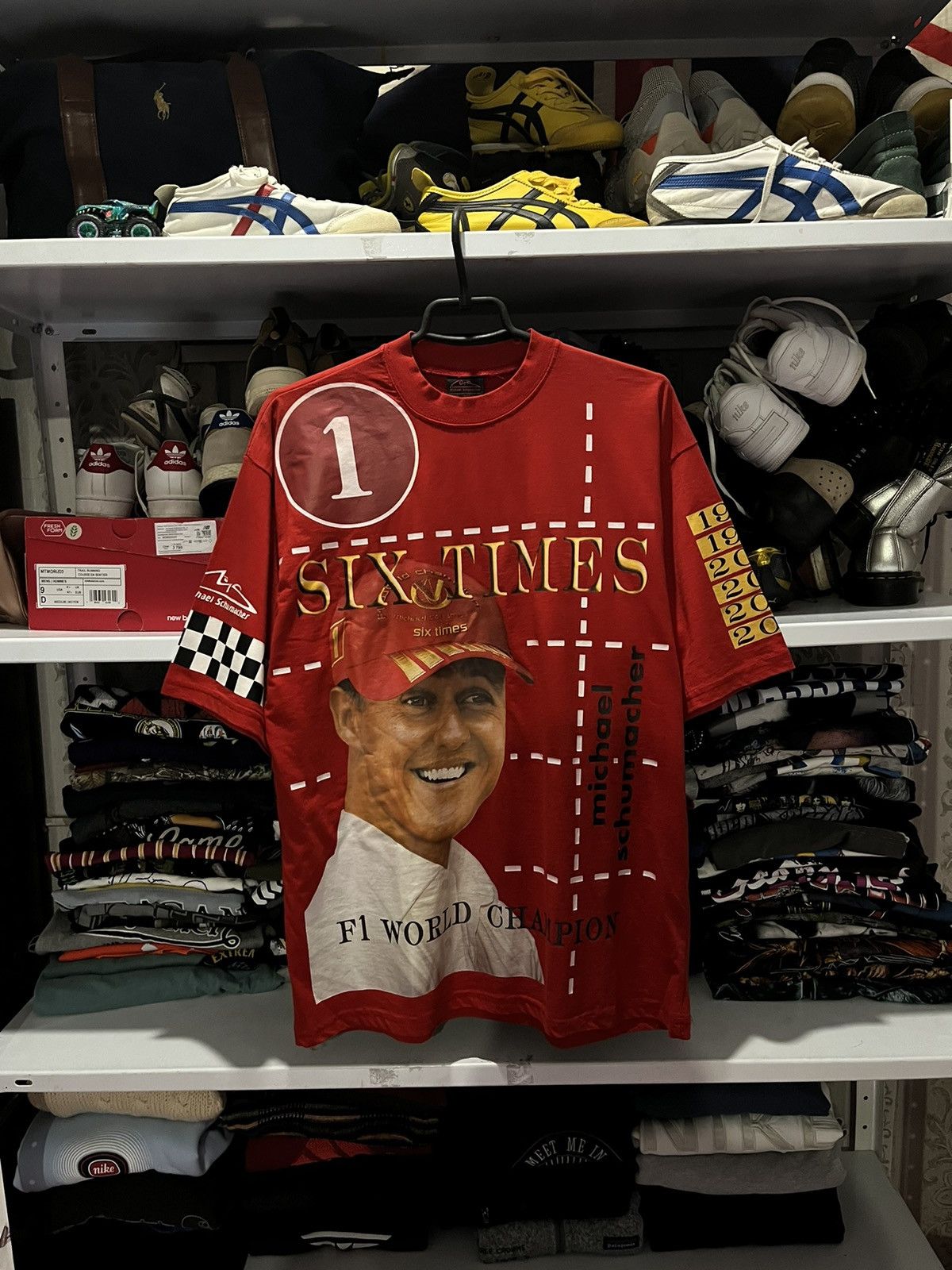 Ferrari Rare Vintage T-shirt Michael Schumacher Y2K Size US L / EU 52-54 / 3 - 1 Thumbnail