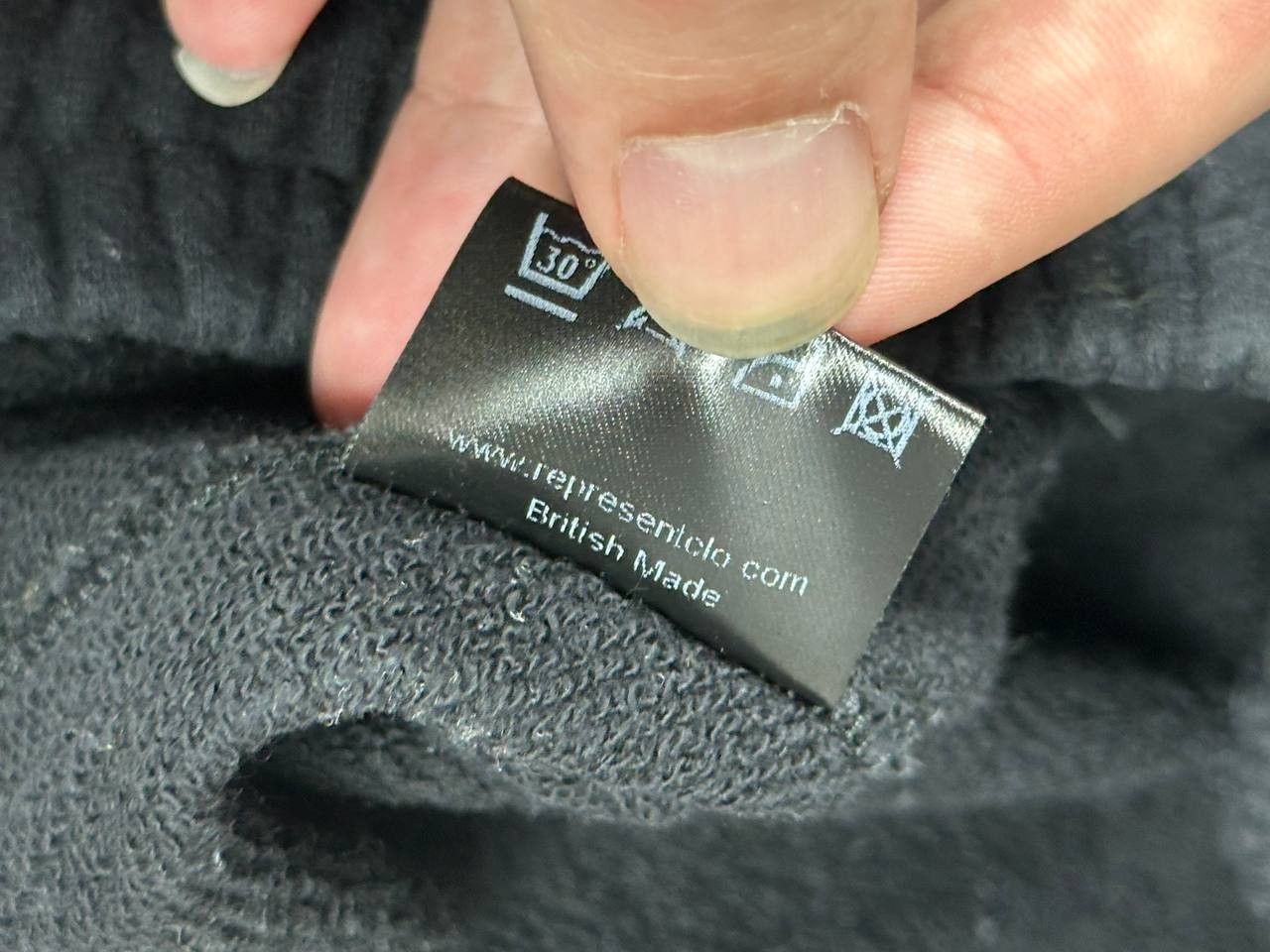Represent Clo. Mens Represent Blanks Black Sweatpants Joggers y2k Size US 32 / EU 48 - 7 Thumbnail