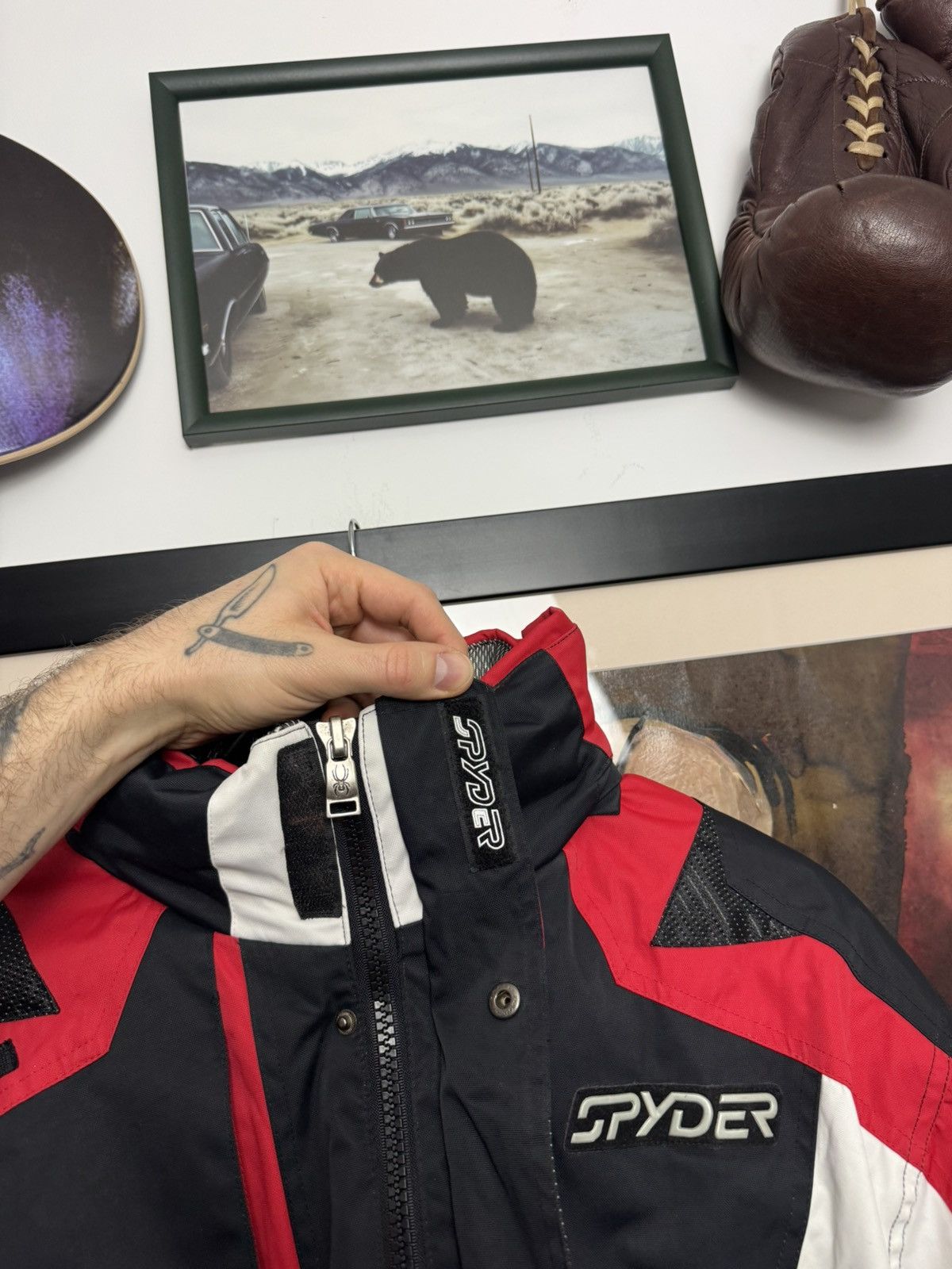 Spyder Spyder X-static Insulat Ski jacket Spiderweb Black Red Hype Size US XL / EU 56 / 4 - 7 Thumbnail