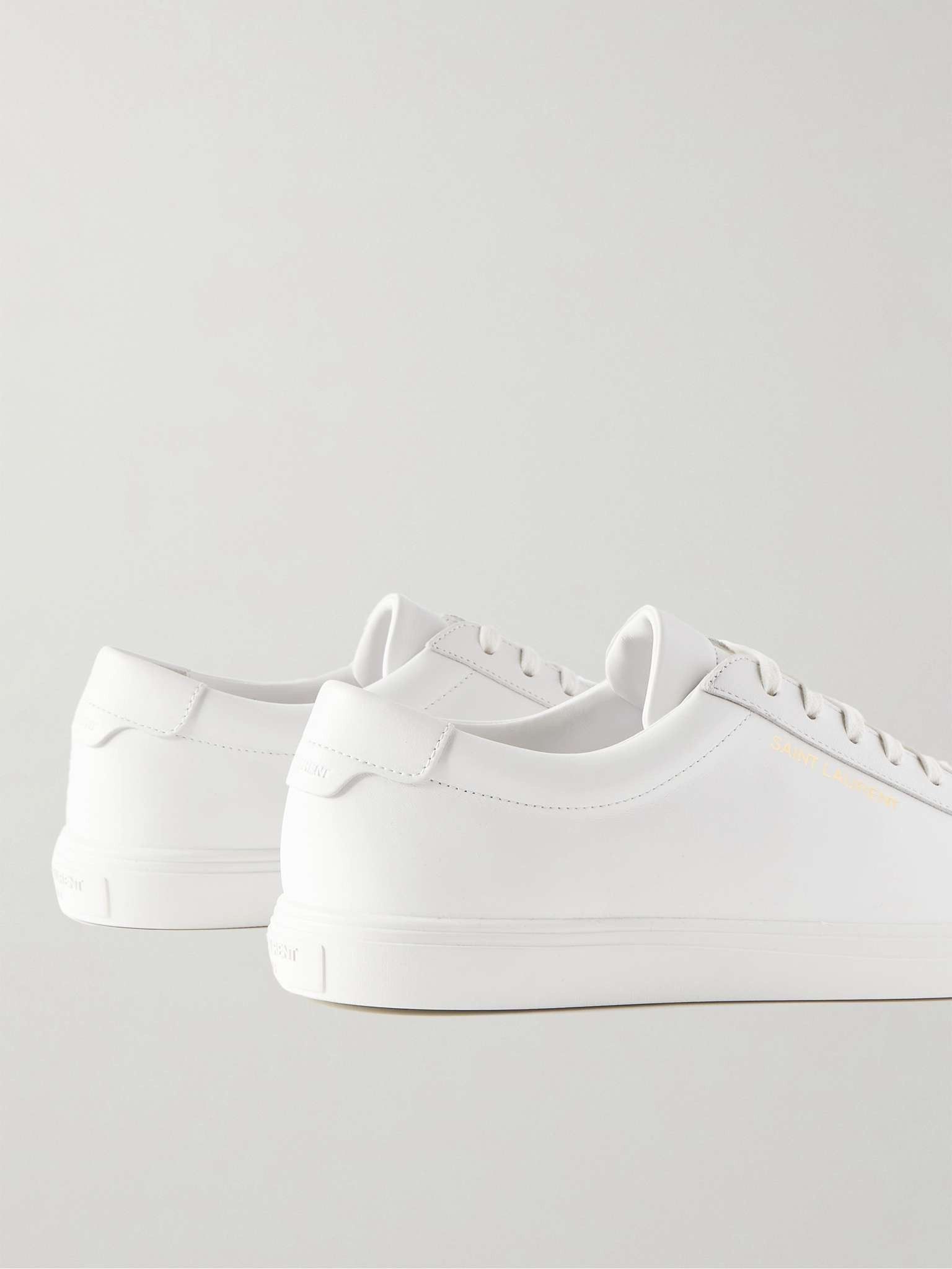 Saint Laurent Paris o1b1hav110425 Andy Leather Sneakers in White Size US 11.5 / EU 44-45 - 5 Thumbnail
