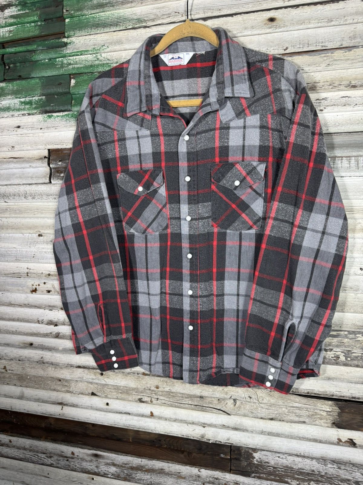 Vintage Vintage Western Wear Flannel Size US XXL / EU 58 / 5 - 3 Thumbnail
