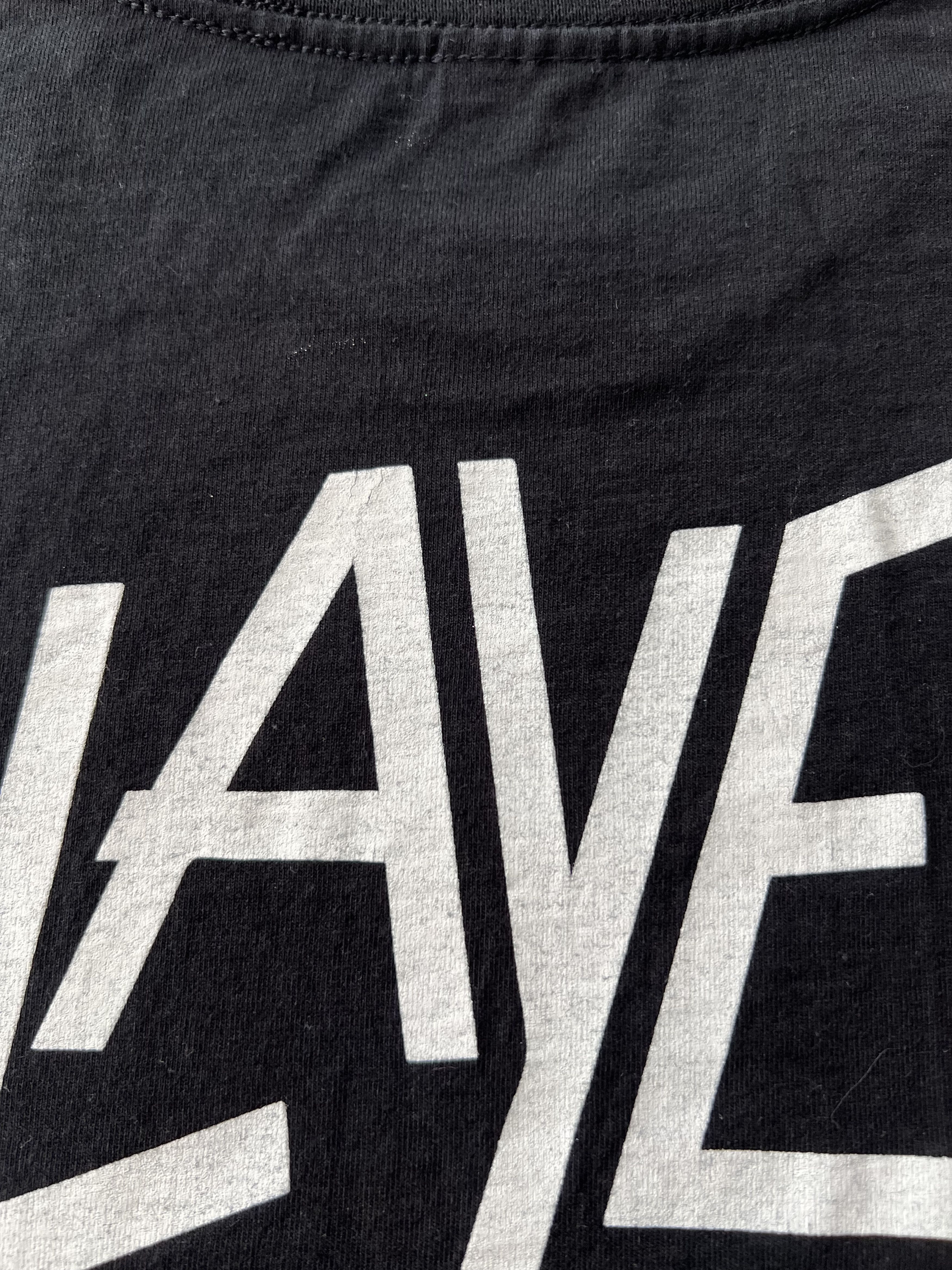 Band Tees Vintage 2000s Slayer Skull USA Flag Metal Band Black T-shirt Size US M / EU 48-50 / 2 - 10 Thumbnail