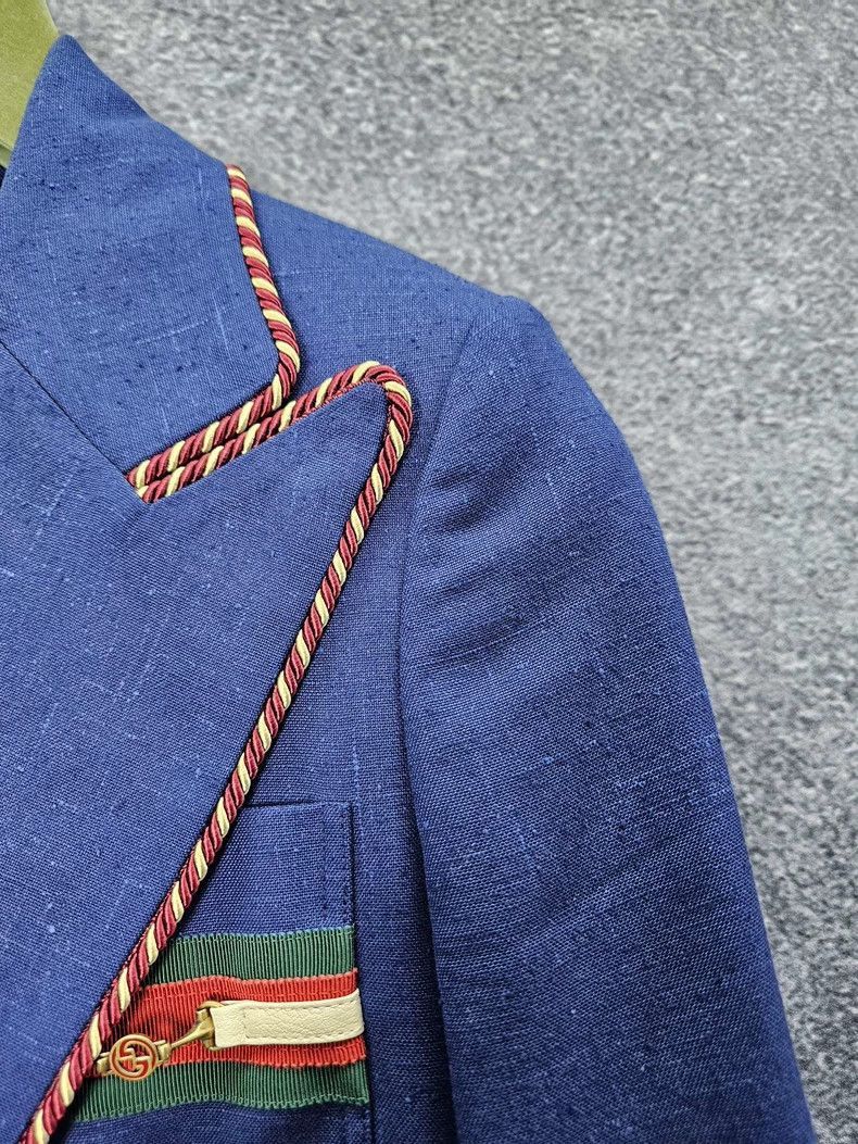 Gucci Gucci Suit Jacket with Unique Style-2506 Size US M / EU 48-50 / 2 - 4 Thumbnail