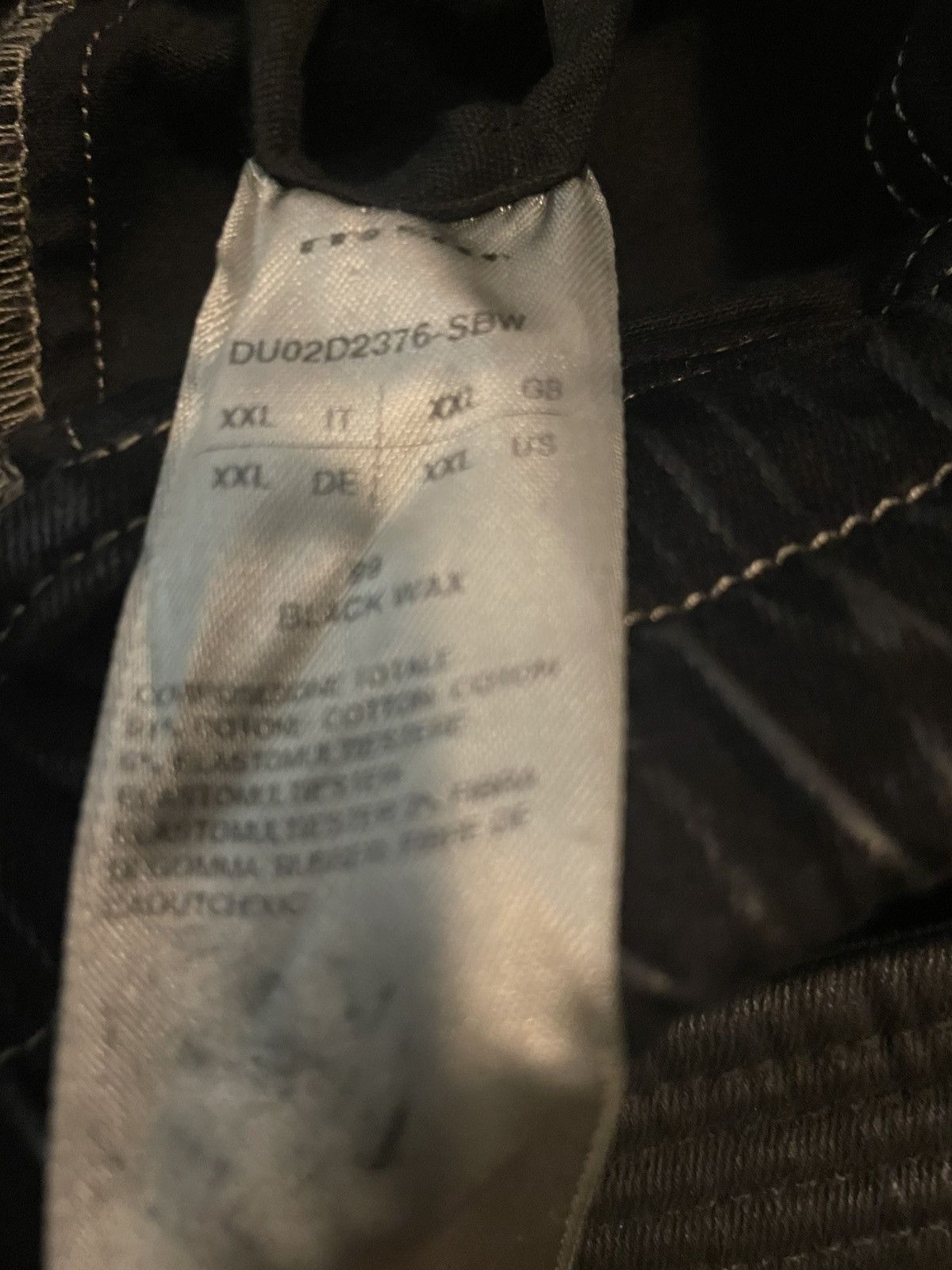 Rick Owens Drkshdw Waxed Creatch Cargos Size US 39 - 6 Thumbnail