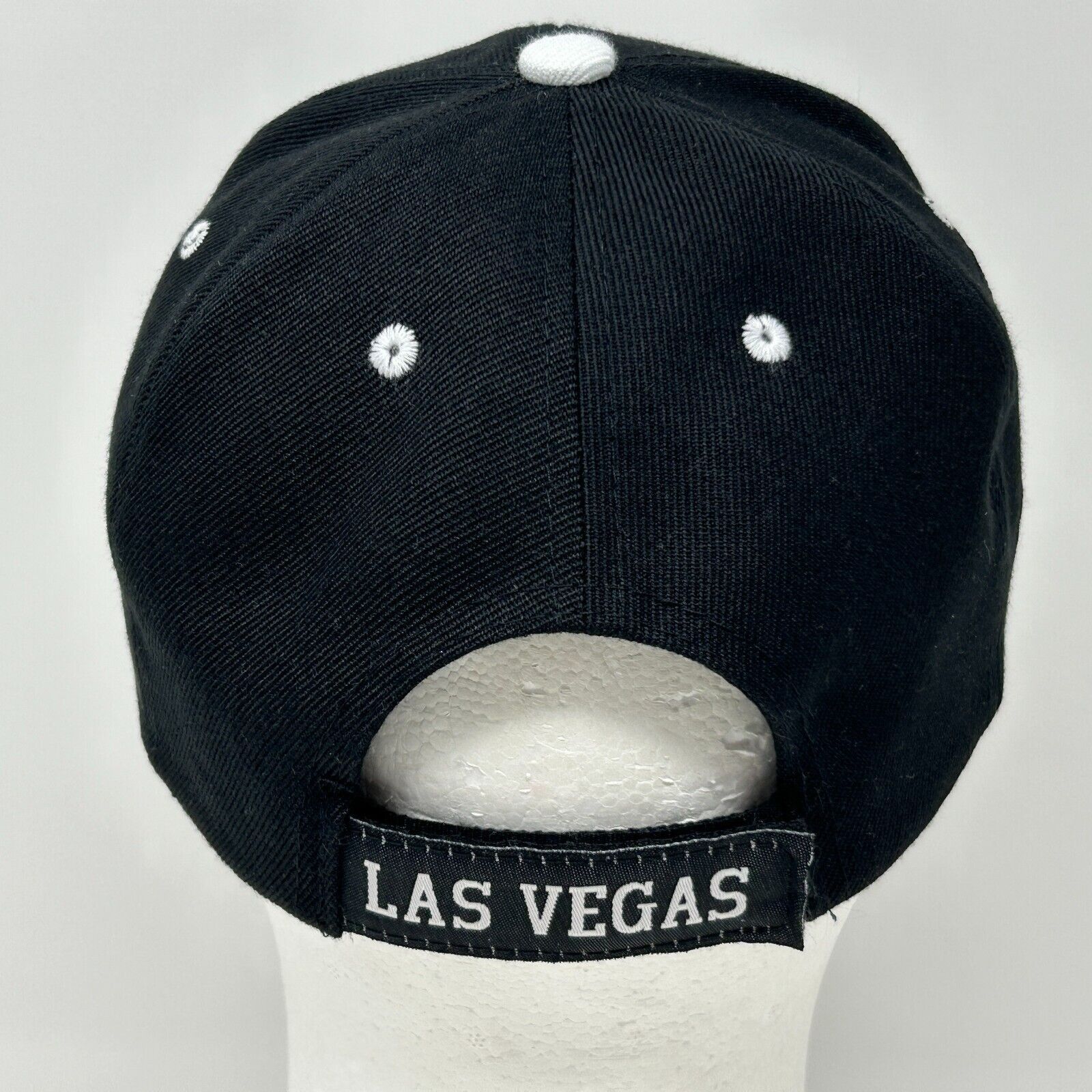Other Las Vegas Nevada Hat Cap Black Casino Gambling Travel Size ONE SIZE - 3 Thumbnail