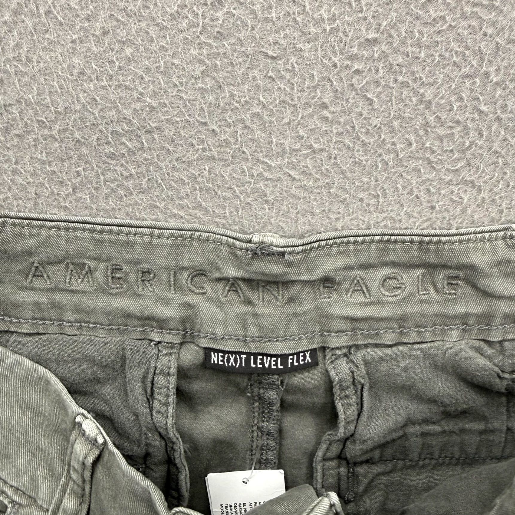 American Eagle Outfitters American Eagle Outfitters Pants Mens 29x30 Green Flex Chino Stretch Straight Front Pockets Casual Mens Size US 29 - 3 Thumbnail
