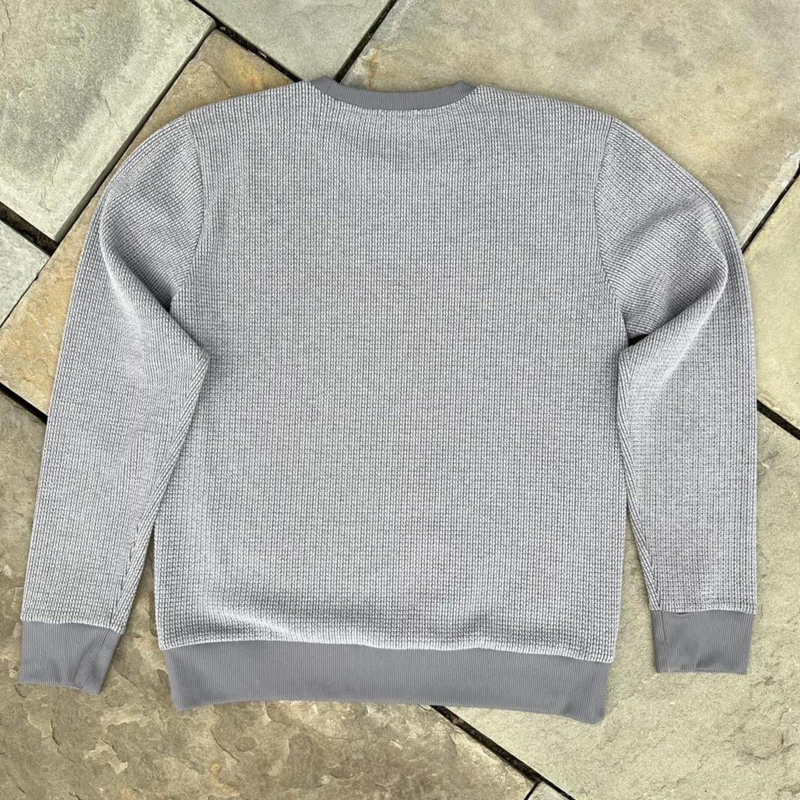 Other Minimalist Gorpcore Grey Textured Knit Crewneck Sweatshirt Size US S / EU 44-46 / 1 - 5 Thumbnail