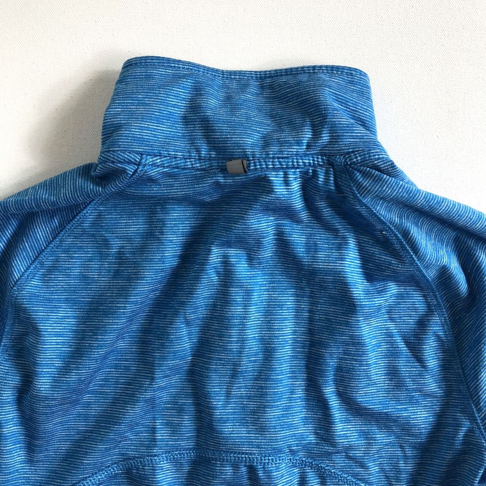 Champion Womens Champion Duo Dry Blue Quarter Zip Pull Over XS Running Training Shirt Size XS / US 0-2 / IT 36-38 - 5 Thumbnail