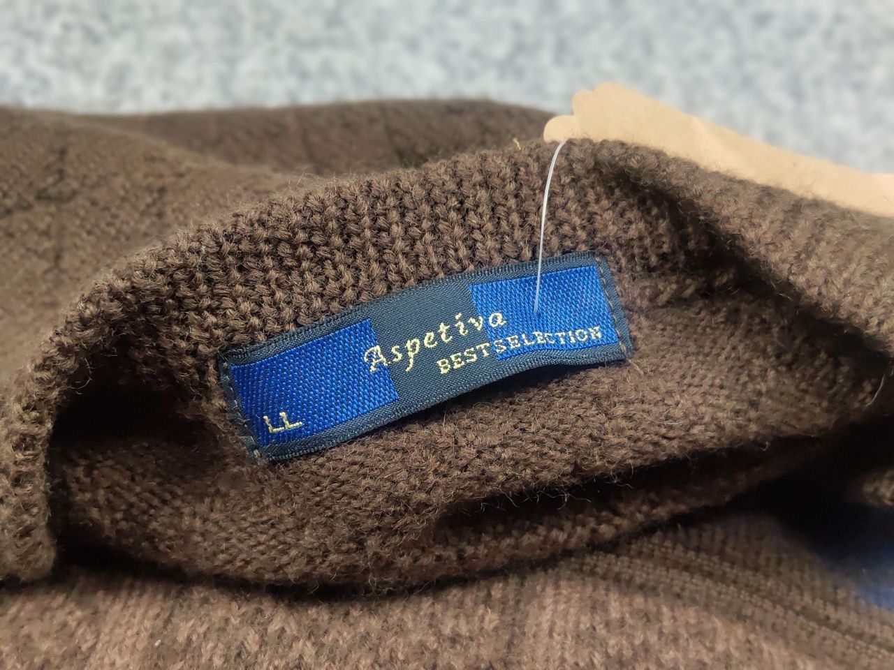 Japanese Brand Vintage 90's Aspetiva Japan made Pattern Hand Knit Sweater Size US L / EU 52-54 / 3 - 11 Thumbnail