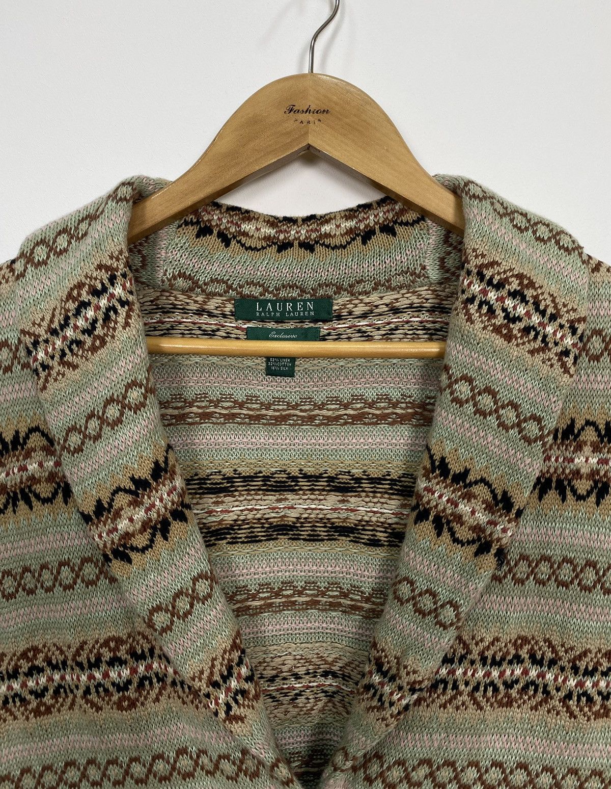 Lauren Ralph Lauren Lauren Ralph Lauren Exclusive Knitted Top Buttons Up Size XL / US 12-14 / IT 48-50 - 2 Thumbnail