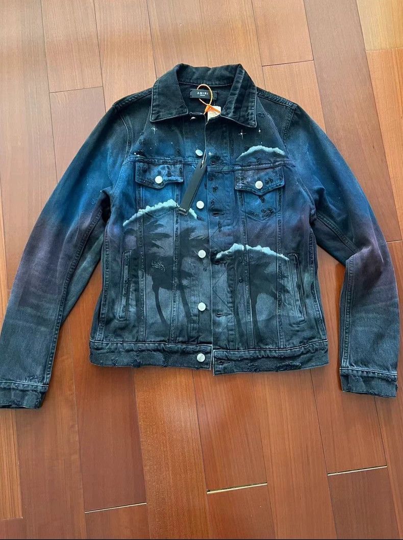 Amiri Classic 18aw Season Star Flash Diamond Jacket-2506