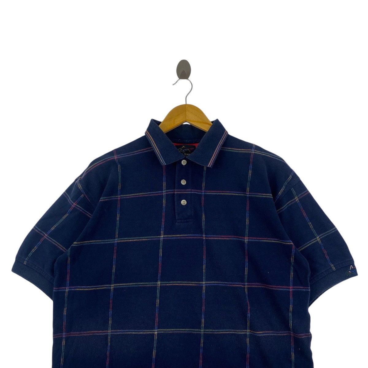 Greg Norman GREG NORMAN COLLECTION Plaid Check Polo Tee Shirt Size US M / EU 48-50 / 2 - 2 Thumbnail